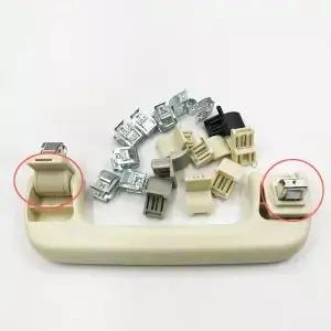 아우디 A4 B8 A6 C7 Q3 Q5 자동차 지붕 핸들 고정 철 클립 팔걸이 커버