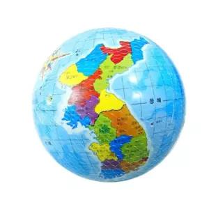 고무공 우리나라 한반도 지역별 지도 탱탱볼