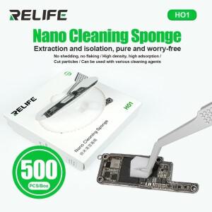 RELIFE HO1 500PCS 나노 스폰지  흡착 전화 LCD 화면 PCB 마더 보드 뒷면 커버 유리 카메라 청소 도구