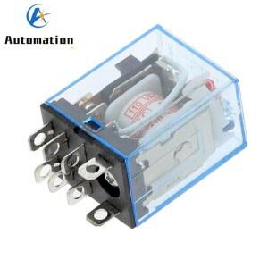 자동차릴레이 1PCS LY2NJ HH62P LED 릴레이 DPDT 전자기 220V DC12V 램프 코일 24V 전자 10A AC110V