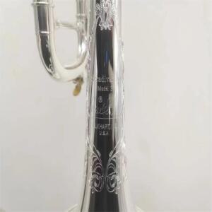 트럼펫 Stradivarius 180s-37 기념일 실버 파이프 플랫 악기 황동 학생