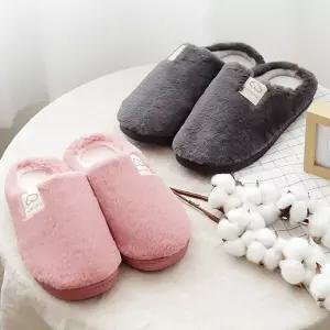 극세사거실화 보온up 여성사무실슬리퍼 라운지 털실내화 학생 자취방 학원 한의원