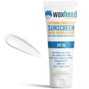 왁스헤드 논나노 산화아연 자외선 차단제 SPF 35 미네랄 선블록 로션 D E가 함유된 피지컬 아연 포뮬러
