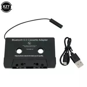 차량용 블루투스 오디오 카세트 어댑터 MP3 SBC 스테레오 Aux 스마트폰 범용 자동차 테이프 5.0