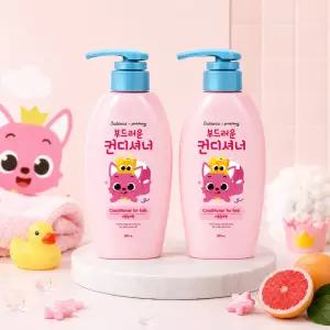 베비언스 핑크퐁 컨디셔너 자몽릴리향 380ml 2개 키즈 주니어 어린이 린스