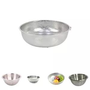 (6호34.5cm) 리빙아트펀칭볼/채반/체반/스텐/펀칭볼/야채/망/스텐레스/물빠짐/원형/멀티/믹싱볼/바구니