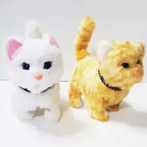 소리나는 움직이는 고양이 동물인형 야옹이 반려묘 장난감 동물로봇 작동완구 애완동물 추억의장난감 완구