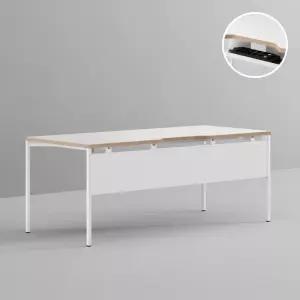 데스커 하부가림판 책상 2.0 1800x800mm, 화이트