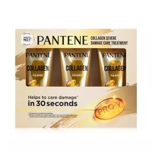 팬틴 콜라겐 극손상케어 트리트먼트 손상 모발용 400ml, 3개 - R