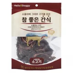 80g 참좋은간식 소울대+소고기 개 대형강아지 소형견 기호성 치석제거간식 트릿 수제간식