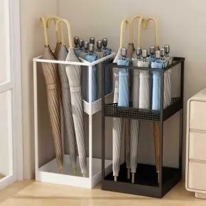 모던 사각 스틸 스탠드 우산꽂이 카페 매장 대용량 우산수납