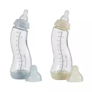 디프락스 신생아 유리 젖병 출산 수유 선물 250ml X2 BNS