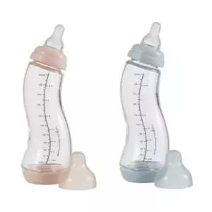 디프락스 신생아 배앓이 방지 유리 젖병 250ml X2개 BNS