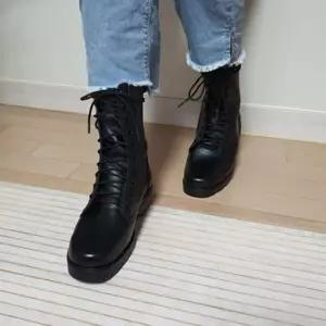 초경량 워커 소가죽 남녀공용 기동화 예비군화 남여공용 전투화 기동화 서바이벌 택티컬