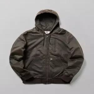 디키즈 DICKIES 캔버스 패디드 후드 집업 Dark Brown
