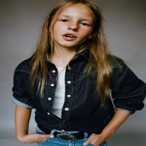 국내배송 ZARA 자라 주니어 키즈 스티치 데님 셔츠 블루 0595702407 2122015