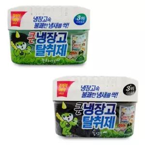 산도깨비 큰 냉장고 탈취제 숯 녹차 냄새 제거