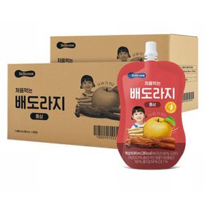 베베쿡 처음먹는 배도라지홍삼 2BOX (40팩)