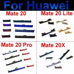 Huawei Mate 20 20Lite 20Pro 용 전원 볼륨 사이드 버튼 업 다운 오디오 컨트롤 및 단추 스위치 키 수리 부