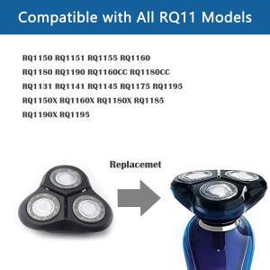 필립스 면도기 시리즈 RQ11/YS11, RQ1150, RQ1151, RQ1155, RQ1160, RQ1180, RQ1190, RQ1160CC 호환 RQ11