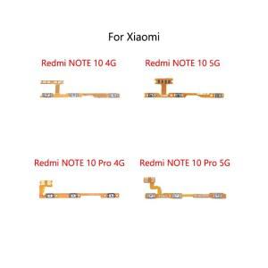 전원 버튼 스위치 볼륨 음소거 버튼 켜기/끄기 Xiaomi Redmi NOTE 10 Pro 4G 5G용 플렉스 케이블