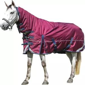 LEAFOREST 1680D 방목용 말 겨울 담요 방수 눈 방지 콤보 중량 300g 필 시트 목 부분 포함 The Pasture