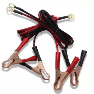 50AMP 자동차 배터리 클립 와이어 인버터 전원 케이블 악어클립