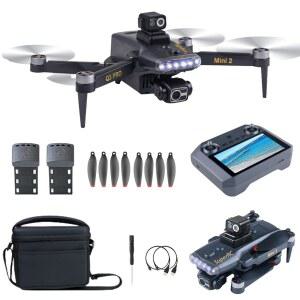 4K UHD 카메라가 장착된 드론 컨트롤러에 5 5인치 대형 스크린이 FPV 360 장애물 회피 GPS 자동 복귀 서클