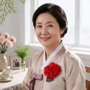 카네이션 꽃브로치 부모님 어버이날 스승의날 행사용 감사선물