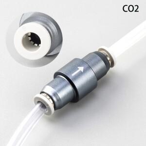 CO2 체크 밸브 수족관 금속 단방향 퀵 플러그 4X6mm 가스 파이프 인터페이스 어항 액세서리