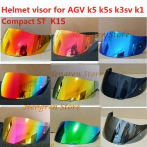 AGV K5 K5S K3SV K1 K1S 컴팩트 ST 오토바이 헬멧 바이저 앞 유리 쉴드 오토바이 액세서리 안경 Casco 용 헬멧 렌즈