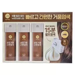 [하프클럽/오티마트]리앤 흑모비책 바로거품 염모제 자연갈색