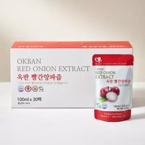 옥반식품 빨간양파즙 100ml 30개 1박스
