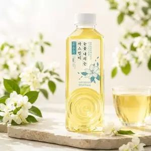 [하프클럽/셀러허브 식품]눈꽃 내리는 자스민티 녹차음료 500ml x 24개