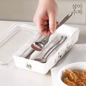 [삼미수저] 무민 더키친 직사각 수저통