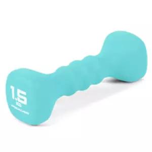 아이워너 네오프렌 컬러 아령 1.5kg 민트/운동/기구/헬스/소형/덤벨/가정용/다용도/홈트레이닝/홈트/필라테