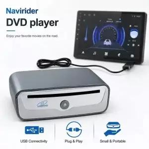 안 유닛 자동차 멀티미디어 플레이어용 USB 외장형 차량용 DVD CD 드라이브 박스 플러그 앤 플레이 터치