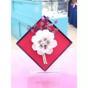 로뎀 세이브존05 천연 자수정 Hand Made 브로치2 RDD23090292
