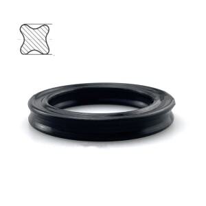 블랙 NBR X-링 씰 CS 2.62mm ID 1.2-247.32mm 4 립 도장 링 개스킷 내유성  방수