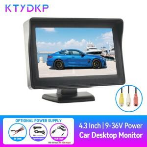 4.3인치 범용 자동차 모니터 디스플레이  백업 후방 카메라용 HD TFT LCD 화면  설치가 간편함