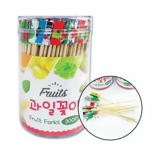 과일 꽂이 300P 픽 디저트픽 안주 이쑤시개 꼬지 꼬치 산적 오뎅 요지