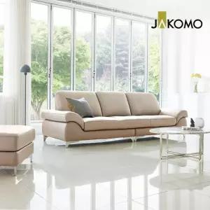 자코모 볼라 3.5인 천연면피 소가죽소파+스툴