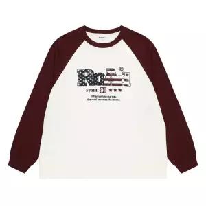 에꼴리에 TC01 아메리칸 나염 배색 라글란티  26A3409