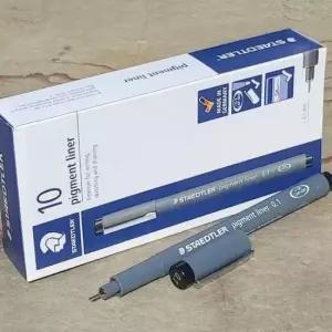스테들러 0.1mm Fineliner pigment liner 블랙 1다스