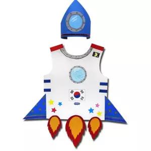 우주 탐험 의상 놀이/역할/가운/유니폼/직업/체험/조끼/어린이집/유치원/간편한/착용/키즈/아동/교구/소품