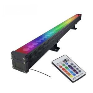 컬러LED 벽부등 외부벽등 실외 무대 조명 램프 0 5m RGB 야외 24키 방수 풀 벽걸이 컬러 18W 옥외