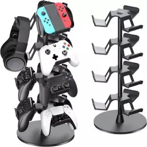 Xbox PS5 PlayStation 4 Switch Pro 게임패드용 나르고스 유니버설 컨트롤러 홀더 회전식 헤드셋 트리