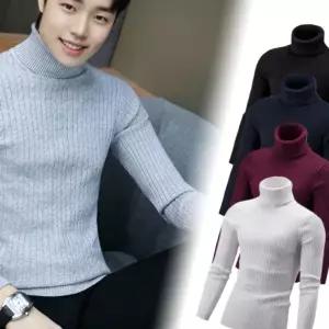 가을 겨울 긴팔 목티 터틀넥니트 꽈배기니트 케이블 정장 니트
