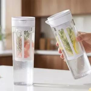 식약처인증 홈카페 슬림 인퓨저 티보틀 물병 1100ml