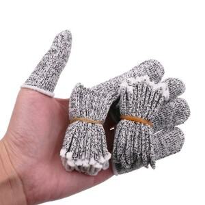 10피스 손가락 침대 엄지 보호기 안티 컷 끝 슬리브 유연한 저항 DIY 작업
